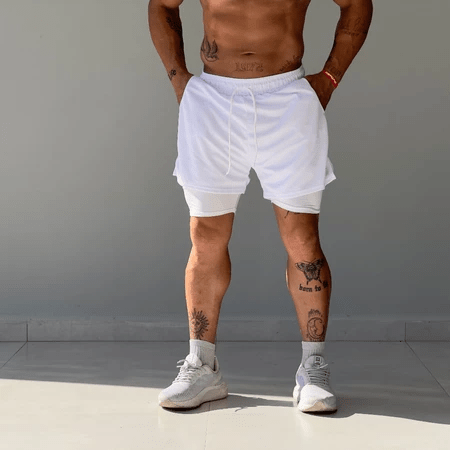 Shorts Prime Fit Masculino 2 em 1 - Bernaishop